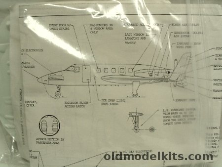Execuform 1/72 Beechcraft Starship 1 with Metal Details plastic model kit